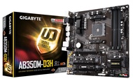 GIGABYTE GA-AB350M-D3H (AMD Ryzen AM4/ B350/ 2 Way CrossFire/ HDMI/ DP/ M.2/ SATA/ USB 3.1 Type-A/ M