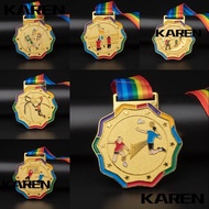 KAREN1 Award Medals, Games Souvenir Metal Gold Award, Fashion Competitions Prizes Sport Competition 