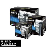 Dymax Slim Flo Hang on Back Aquarium Filter and replacement cartridges by Bird Canopy