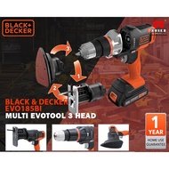 BLACK & DECKER MULTI EVOTOOL 3 HEAD (EVO185BI)