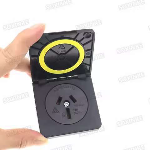 Australia New Zealand Waterproof Power concealed Socket Industrial Electrical Power Connector with D