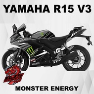 stiker striping sticker R 15 v3 monster energy