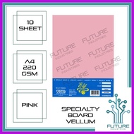 ✼ ◙ § Elit Vellum Board Veco Specialty Board Paper Boards Papers 220GSM Vellum Board A4 [Future Ind