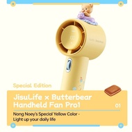【JISULIFE × ButterBear】Handheld Fan Pro 1 Turbo Wind 100 Speeds LED Display 5000mAh Rechargeable Min