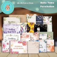 Affordable Wedding Guest Books in Jakarta Aesthetic Rustic Wedding Guest Book
