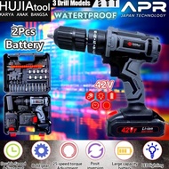 Mesin bor baterai Makita 18V Brushless JLD 48v 36v, 16.8v, 12v