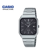 Casio General MTP-B185D-1AV Silver Stainless Steel Band Men Watch