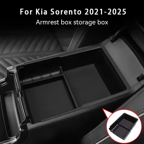 For Kia Sorento 2021-2025 Centre Console Armrest Storage Box ABS Armrest Storage Box Organizer Tray 