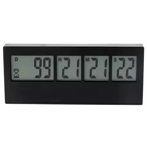 Digital Countdown Days Timer Big 999 Days Count Down Clock for Vacation Retire