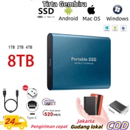 Portable SSD External hard drives 1TB 2TB 4TB 8TB Hardisk Eksternal Hard Drive Seluler SSD USB 3.0 P