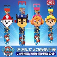 jam telefon budak perempuan jam budak jam kanak kanak perempuan Children Cartoon Projection Luminous