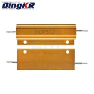 ▫✹ Aluminum Shell Housed Case Power Wirewound Resistor 0.5R 1R 2R 4R 6R 8R 10R 20R 100W 5 5 -5 0.5/1