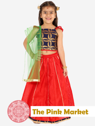 [READY STOCK]SG Local Seller Diwali Indian Traditional Kids Costumes/Racial Harmony Dress lehenga choli