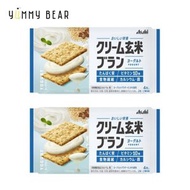 朝日 Asahi - 麥麩玄米夾心餅(4枚入) - 優格 x 2(平行進口)