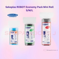 Sekoplas ROBOT Economy Roll Garbage Bag / Rubbish Bag / Beg Sampah / Plastik Sampah - Multiple Sizes