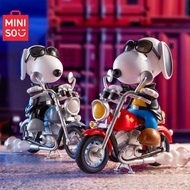 Snoopy and Motorcycle Theme Blind Box Doll Miniso
