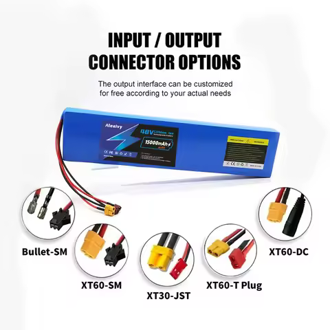 Battery Pack for Kugoo M4/M4Pro/M5/M5Pro Electric Scooter - 13S4P 48V 15Ah 1000watt 18650 Lithium io
