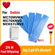 5PCS Suitable for Daikin air purifier MC70MVM6 MC70KMV2 MCK57LMV2 pleated filter accessories KAC017A