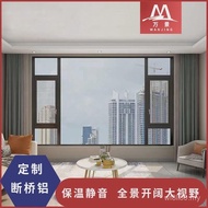 Zhengzhou Jambatan Patah Aluminium Sunroom Tingkap Gelongsor Balkoni Gelongsor Dimeterai Kalis Air T