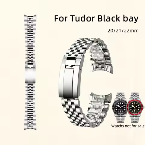 Curved End Jubilee Bracelet for Tudor Heritage Bronze Black Bay 41mm 1958 BB58 39mm Chrono M79250 79