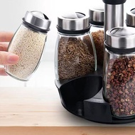  7In1 Rotating Spice Rack Rotating Spice Rack Spice Bottle Rack / Seasoning Set / Bottle / Set