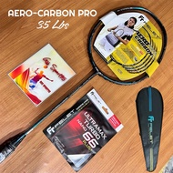 BADMINTON RACKET FELET AERO CARBON AEROCARBON 35 Lbs