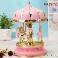 PRESTON Carousel Ornaments, Girly Heart Handmade Carousel Music Box, Elegant Colorful Cute Carousel 