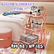 Kitchen Trolley Pink