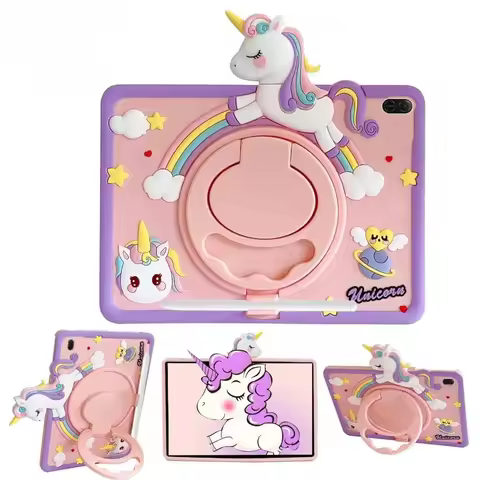 Cute Cartoon Unicorn Kids Case for Honor Pad X8a X9 11inch 2024 Tablet Cover Honor Pad X9a/X9 Pro 11