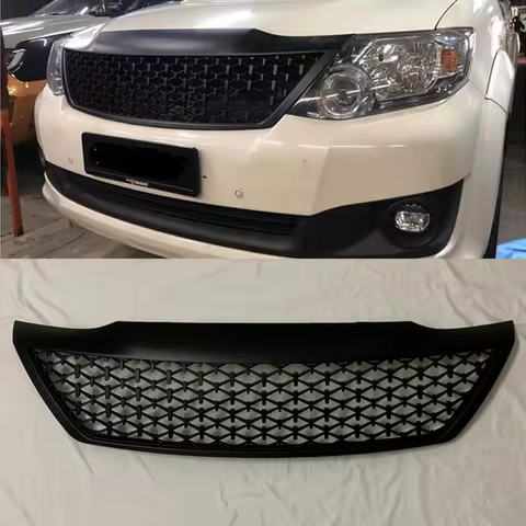 Radiator Grille For Toyota Fortuner 2012 2013 2014 Racing Grills Front Bumper Grill Mask Car Accesso