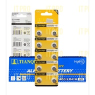 PRO 🏠 10pcs AG3 1.5V Battery AG3 Akaline battery Tianqiu 10pcs satu papan battery
