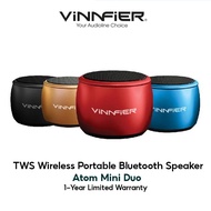 VINNFIER ATOM MINI DUO TWS WIRELESS PORTABLE BLUETOOTH SPEAKER