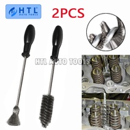 2pcs Injector Sleeve Cup Bore Seat Cleaning Brush Kit For Ford Powerstroke 7.3L 6.0L 6.4L 6.7L 1994-