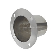 Stainless Steel Duct Round with Flange Duct Welding Duct Joint Fan Connector Elbow Flange Disc Custo