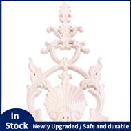 1X Rubber Wood Carved Applique Vintage Furniture
