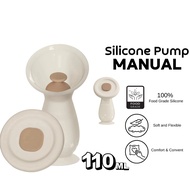 Bunny Goody Manual Silicone Breast Pump with Leak Proof Silicone Cap (110ml)