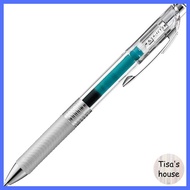 Pentel Gel Ink Ballpoint Pen EnerGel InFree 0.7 Turquoise Blue BL77TL-S3 Pack of 10