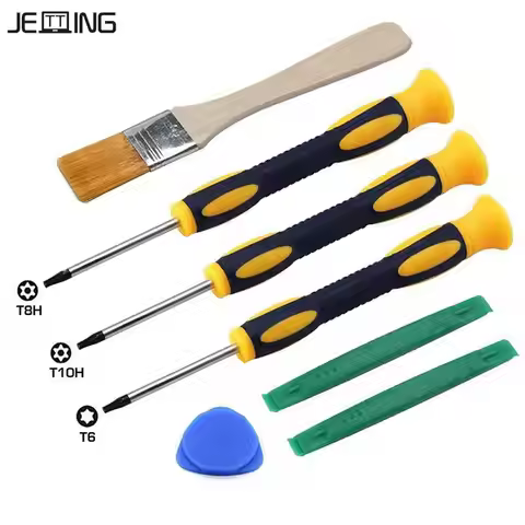 7pcs/set Screwdriver Torx T8 T6 T10 H35 Opening Tools Screw Driver Repair Tool Kit For Xbox One/360 