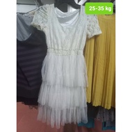 Layered lace dress 25-35 kg MS386