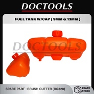 SPARE PART BG328 : FUEL TANK WITH FUEL CAP/TANGKI MINYAK BRUSH CUTTER MESIN RUMPUT PARTS T328 FR3001