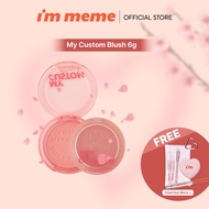 IM MEME OFFICIAL MY Custom Blush - Travel Friendly & Compact Single Blush