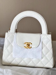 Chanel 23K HandBag With Handle  Kelly bag White 白色kellybag