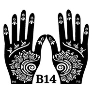 Sticker inai / Sticker Henna / Henna Stencil / Mehndi Stencil NEW DESIGN