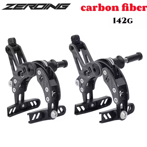 ZEROING Brake Dual Pivot Caliper 142G Ultralight Carbon Fiber Road Bike Rim Brake Front Rear Side Pu