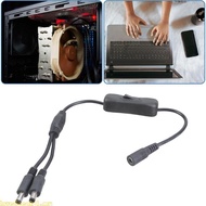 Love DC5521 Y Splitter Power Cable 5 5x2 1mm Female to 2 Male Extension Cord 37CM