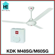 KDK M48SG/M60SG Ceiling Fan 120cm/150cm w/ Regulator