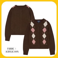 Argyle Cardigan - Korean Local Stock | WHCD2024 Collection