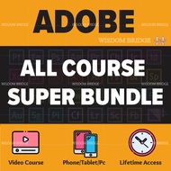 [Adobe Course Bundle] Learn Adobe Photoshop, Lightroom, Premiere Pro,Illustrator, InDesign, After Ef