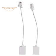 2 socket 8P4C / RJ45 male RJ11 6P4C to female M / F Adapter telephone Ethernet