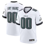 2025NFL Mens Philadelphia Eagles 26 Saquon Barkley Jalen Hurt Men/Youth Custom Football Jersey Brown